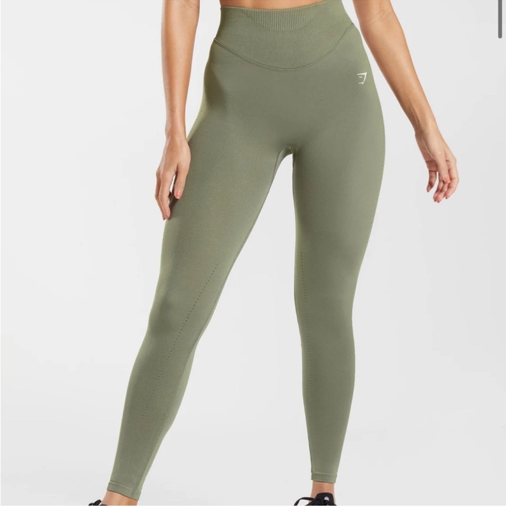Gymshark Sweat Seamless Leggings Olive